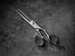 HH313T Hanashi Aru Swivel - 14 Teeth - Deep Texture Hair Shears - Screw-in Bumper