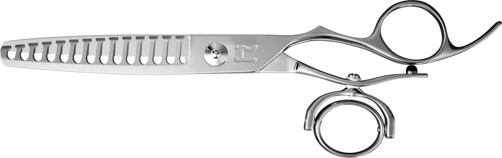 HH313T Hanashi Aru Swivel - 14 Teeth - Deep Texture Hair Shears - Screw-in Bumper