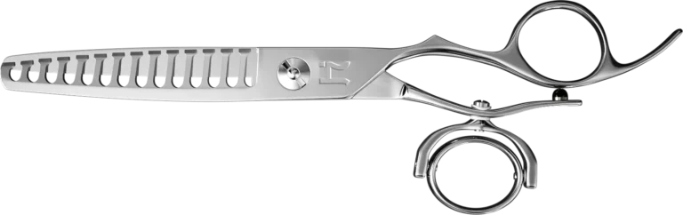 HH313T Hanashi Aru Swivel - 14 Teeth - Deep Texture Hair Shears - Screw-in Bumper