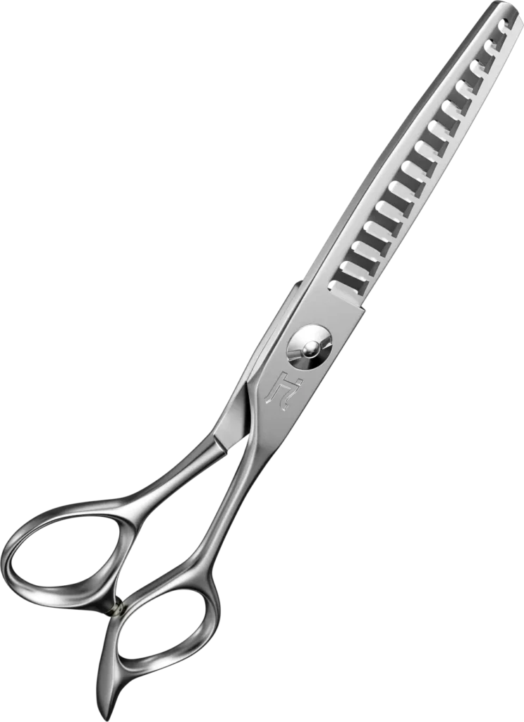 HHVT1 Mamba Texturizer - 14 Teeth - Dry Cutting Japanese Steel Shears - Brushed Handle