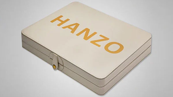 HHBOX8 - 8 Shear White Leather Box