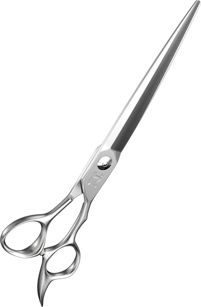 HHCW Karu - 7.0 Inches Right Handed Shears for Deep Point Cutting - Wet/Dry Hair