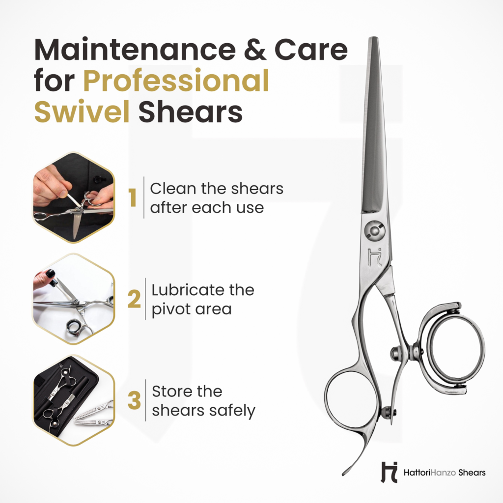 how to clean swivel shears