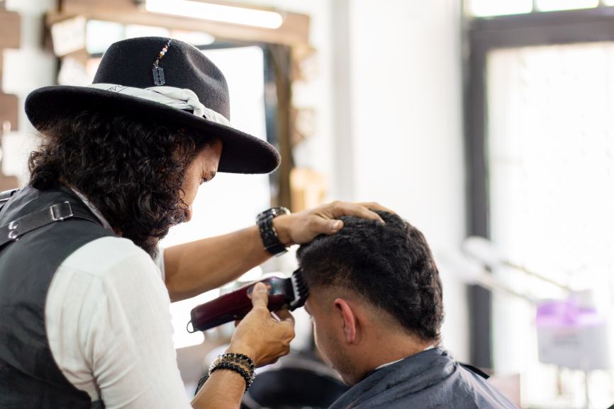 disconnected undercut hairstyle for men
