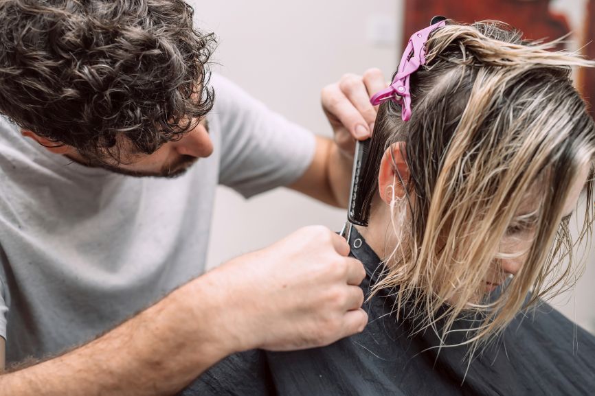 how to cut messy bob