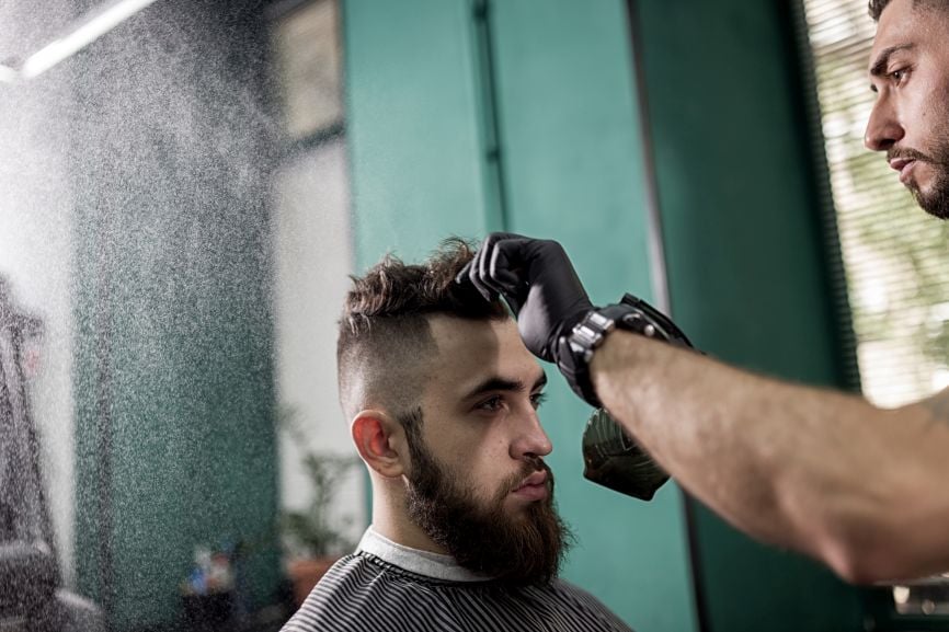 fade high top haircut
