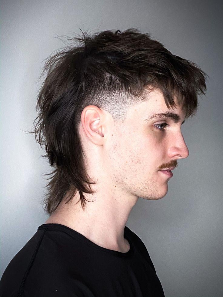 fade mullet for men
