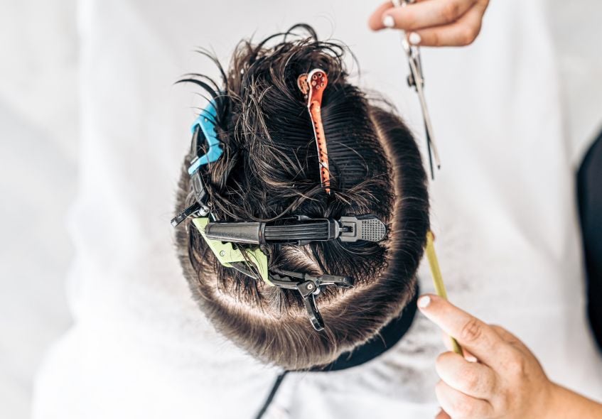 jellyfish haircut for curly hair tutorial