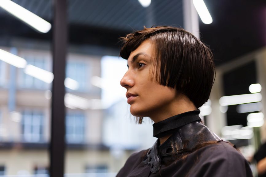 blunt bob haircut tutorial